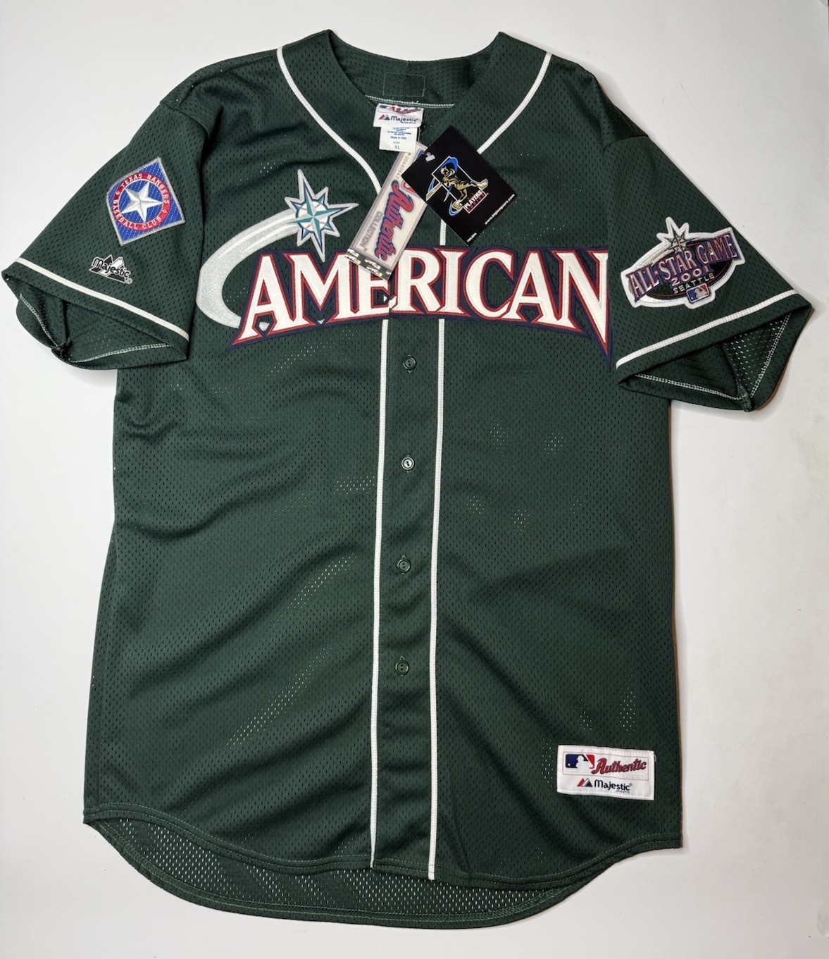 NEW VINTAGE 2001 Alex Rodriguez Texas Rangers All-Star Jersey Majestic USA Sz XL NEW VINTAGE 2001 Alex Rodriguez Texas Rangers All-Star Jersey Majestic USA Sz XL