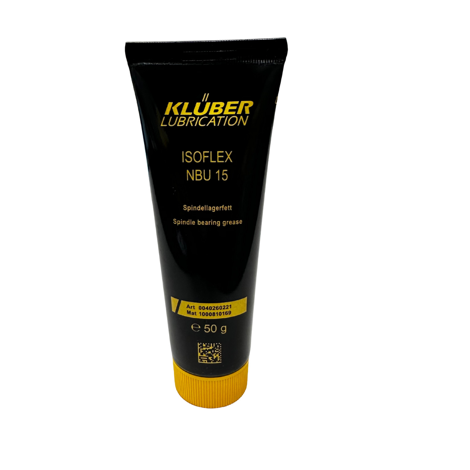 Kluber ISOFLEX NBU 15, Spindle Bearing Grease for Machine Tools 50g Tube Kluber ISOFLEX NBU 15, Spindle Bearing Grease for Machine Tools 50g Tube