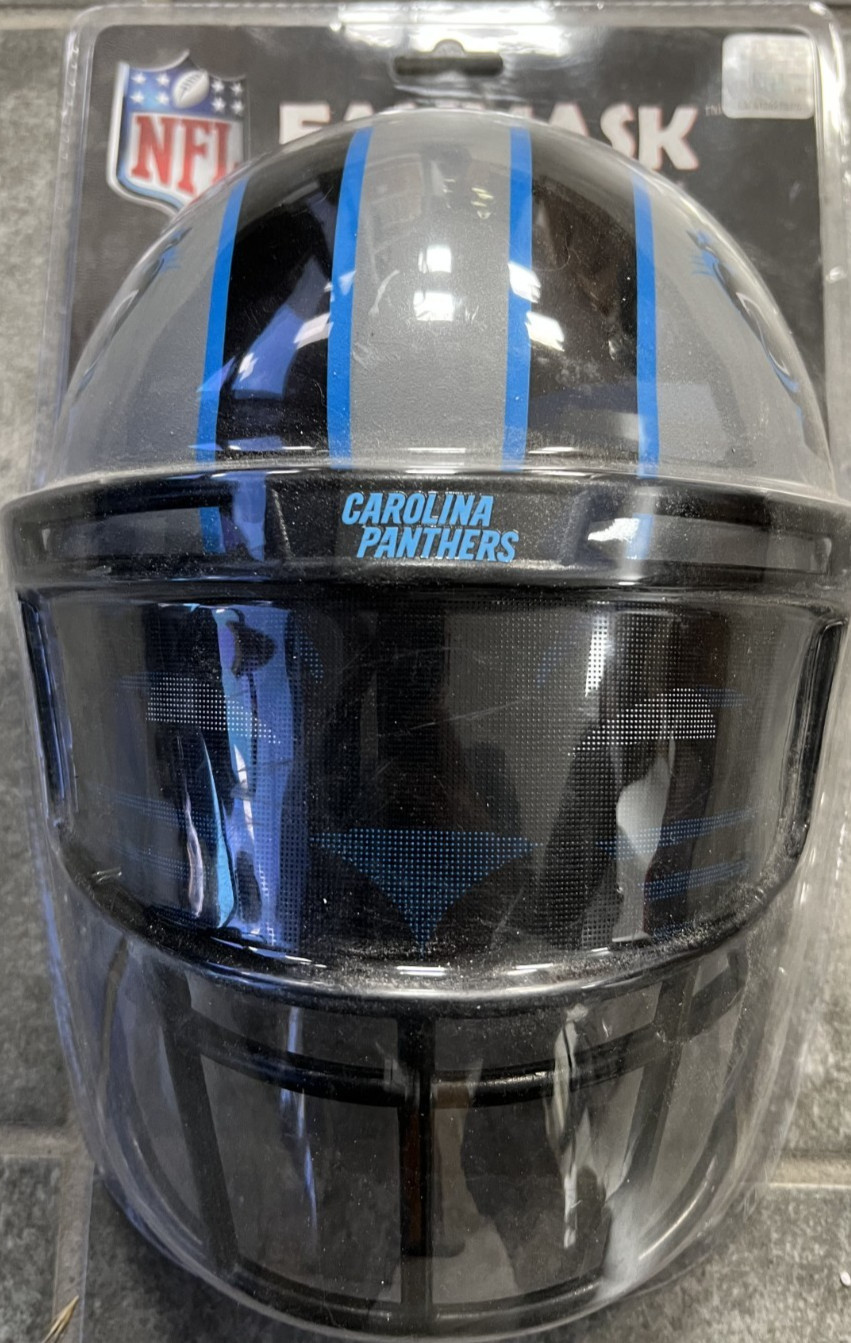 Carolina Panthers Fan Mask Helmet NFL  MAN CAVE NFL