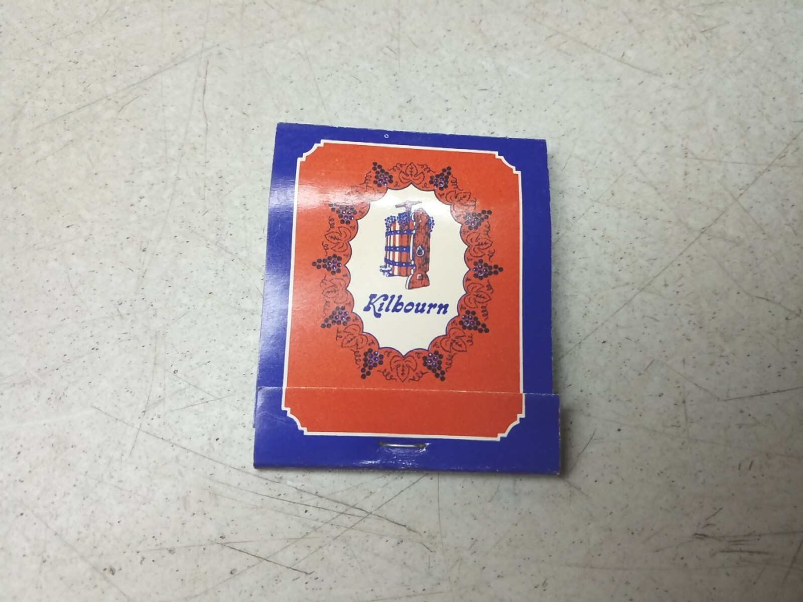Kilbourn Restaurant I94 At 20 Sturtevant Wisconsin Vintage Advertising Matchbook