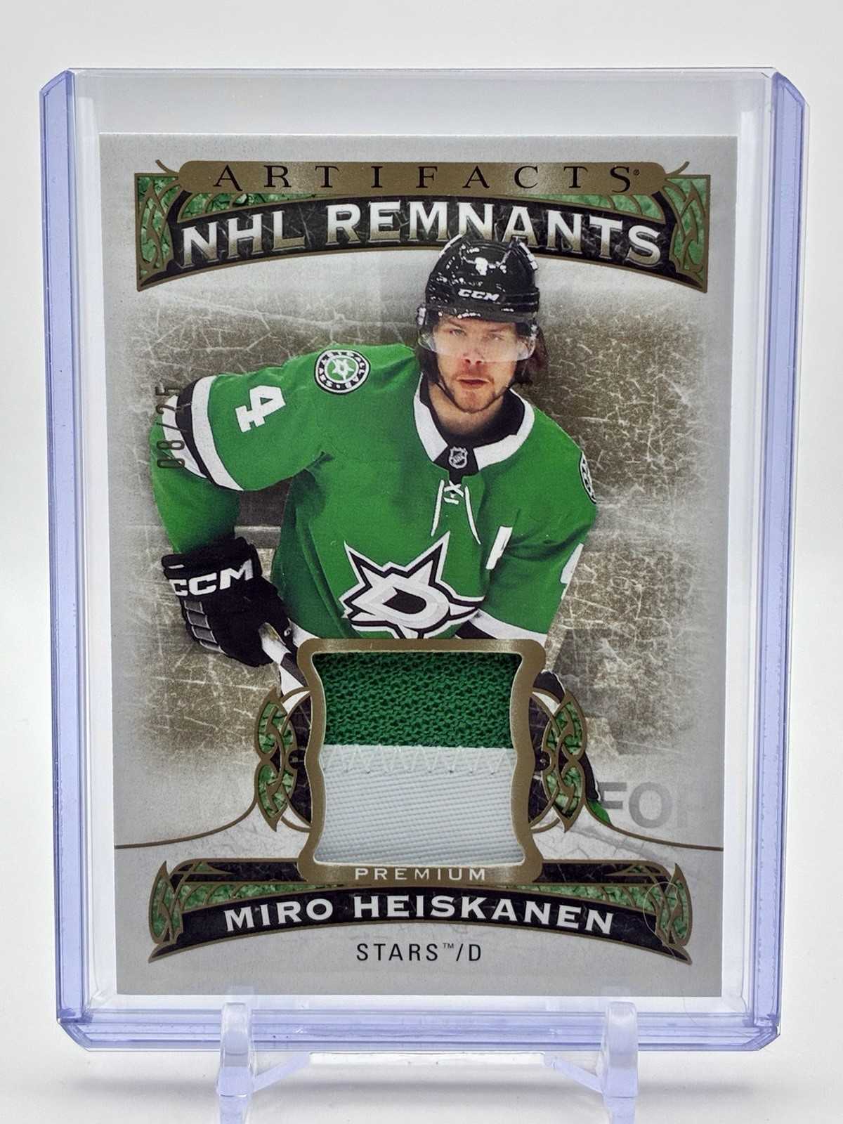 2026-27 UD Artifacts MIRO HEISKANEN NHL Remnants Premium Patch Stars 08/25 2026-27 UD Artifacts MIRO HEISKANEN NHL Remnants Premium Patch Stars 08/25