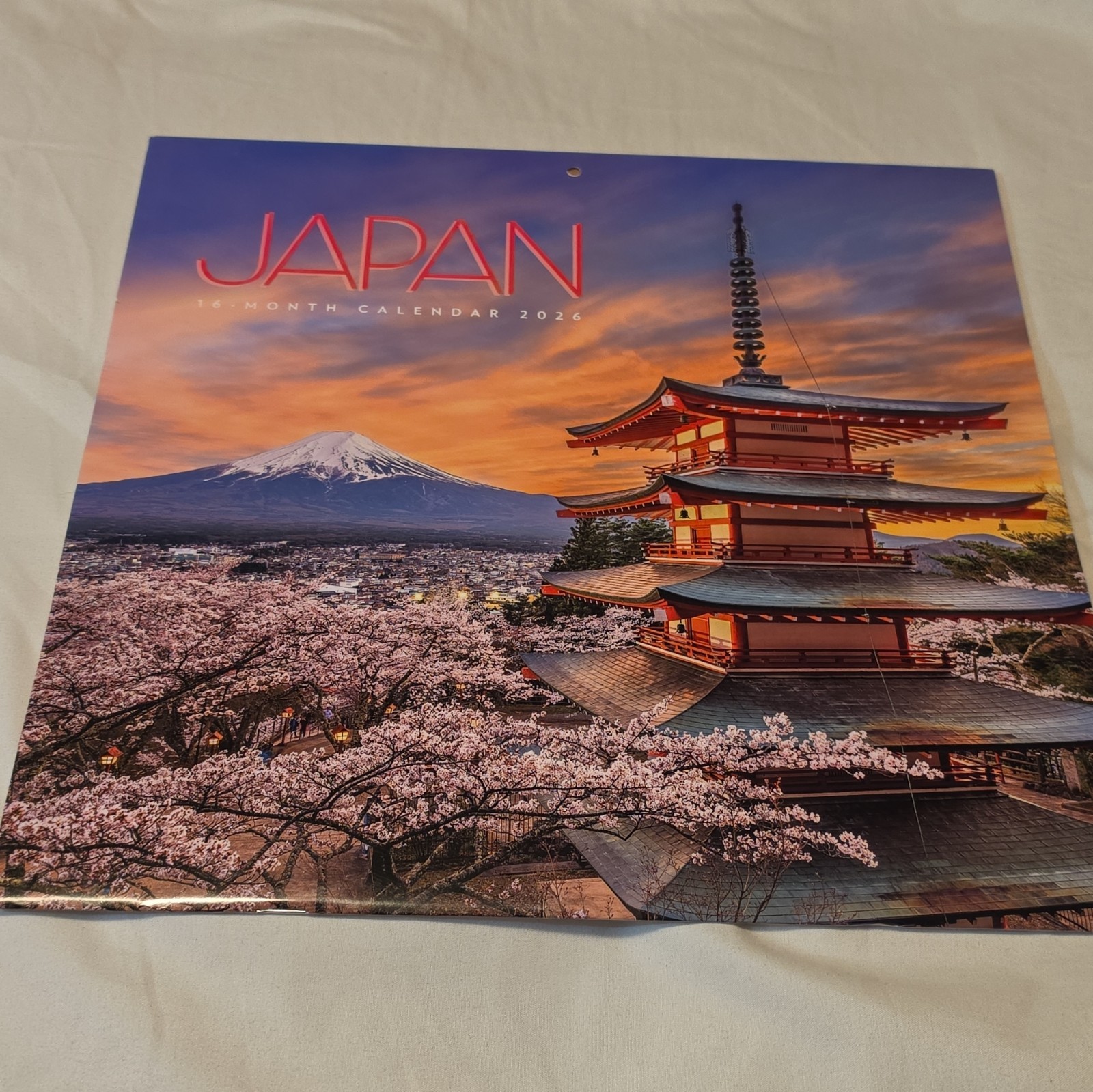 Carousel Worldwide Japan 2026 16-Month Wall Calendar, Plastic-Free Packaging Carousel Worldwide Japan 2026 16-Month Wall Calendar, Plastic-Free Packaging