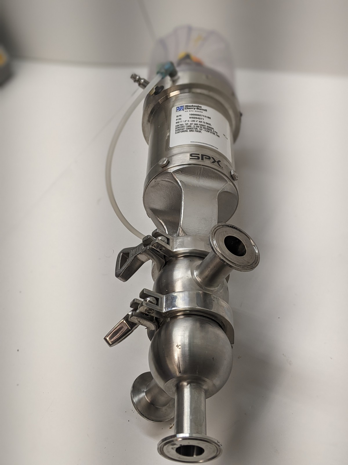 SPX Waukesha Cherry-Burrell W6204371 W62 TT 1-In Sanitary Divert Valve