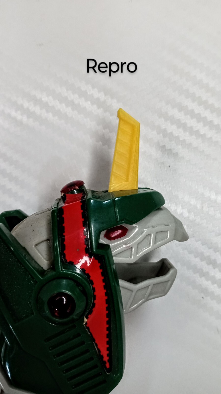 1993 Mighty Morphing Power Rangers Tor The Shuttlezord Repro Horn Replacement 1993 Mighty Morphing Power Rangers Tor The Shuttlezord Repro Horn Replacement