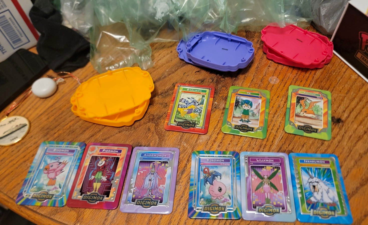 Bandai Digimon TCG 1999 & Movie Metal Cards Mixed Lot w/Poster Bandai Digimon TCG 1999 & Movie Metal Cards Mixed Lot w/Poster