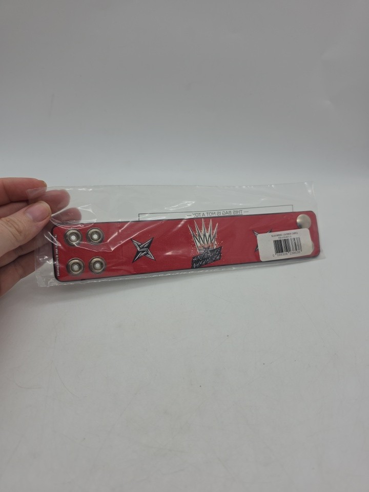 Shinsuke Nakamura Cuff Hand Cuff Button Snap Bracelet WWE Wrestling 2018 Offical
