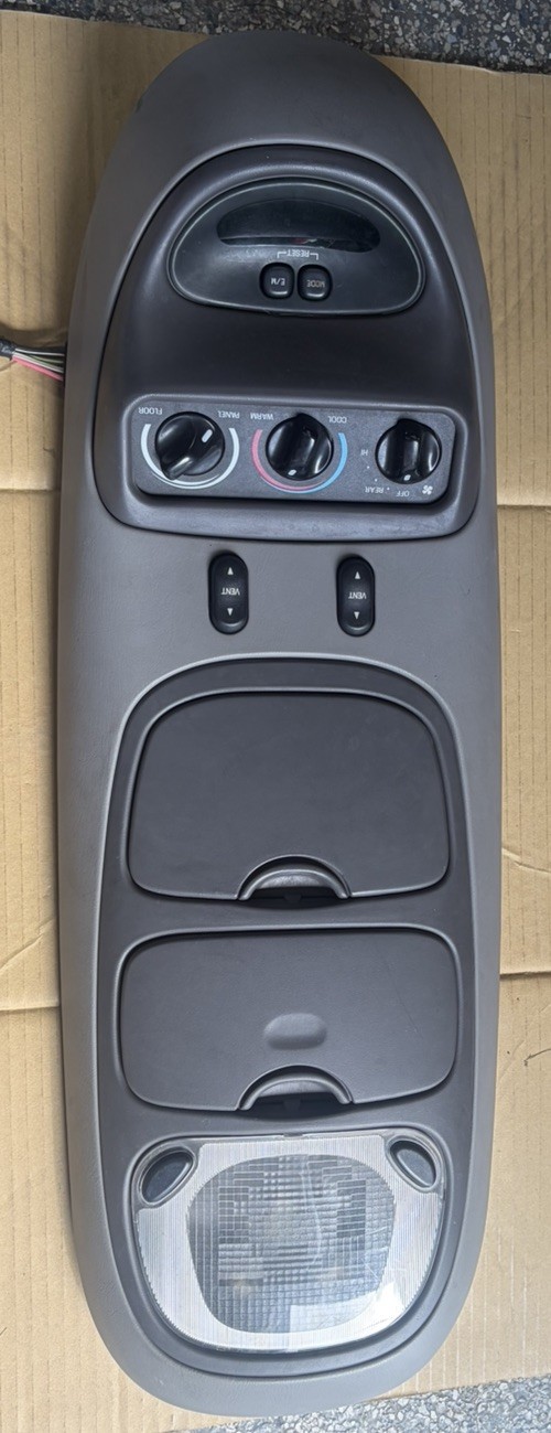 1997-2003 Ford Excursion Expedition Overhead Console Dome Dark Gray MAP