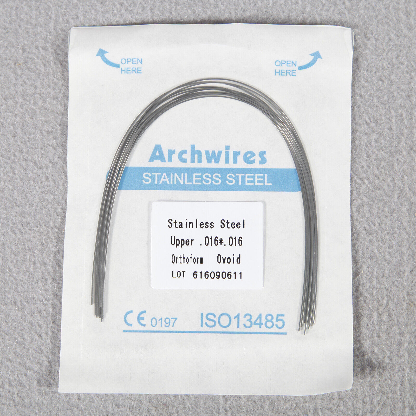 10pcs/pack Dental Orthodontic Stainless steel Arch Wire (rectangular)