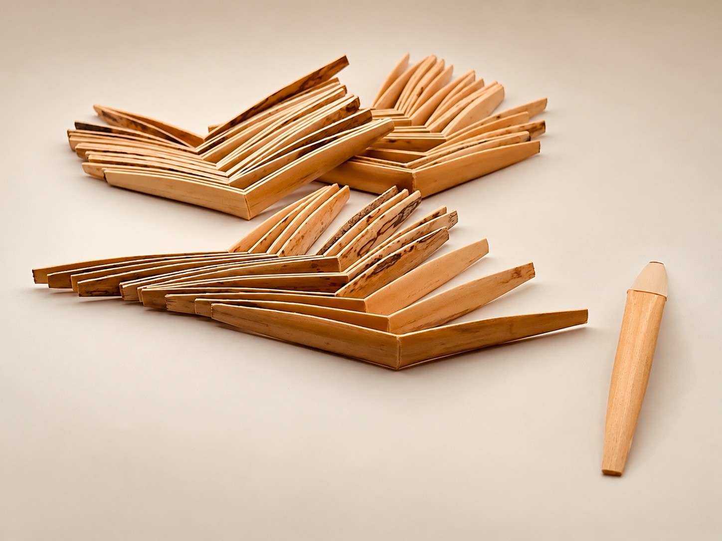 CARMEN GOUGED/SHAPED/FOLDED OBOE CANE- Professional Oboe Reed making cane 20 pcs