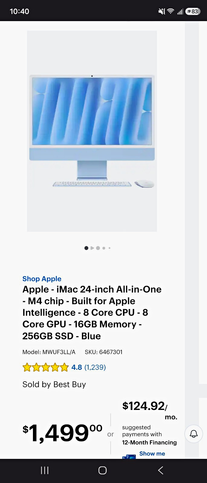 Apple iMac 24\ Apple iMac 24\