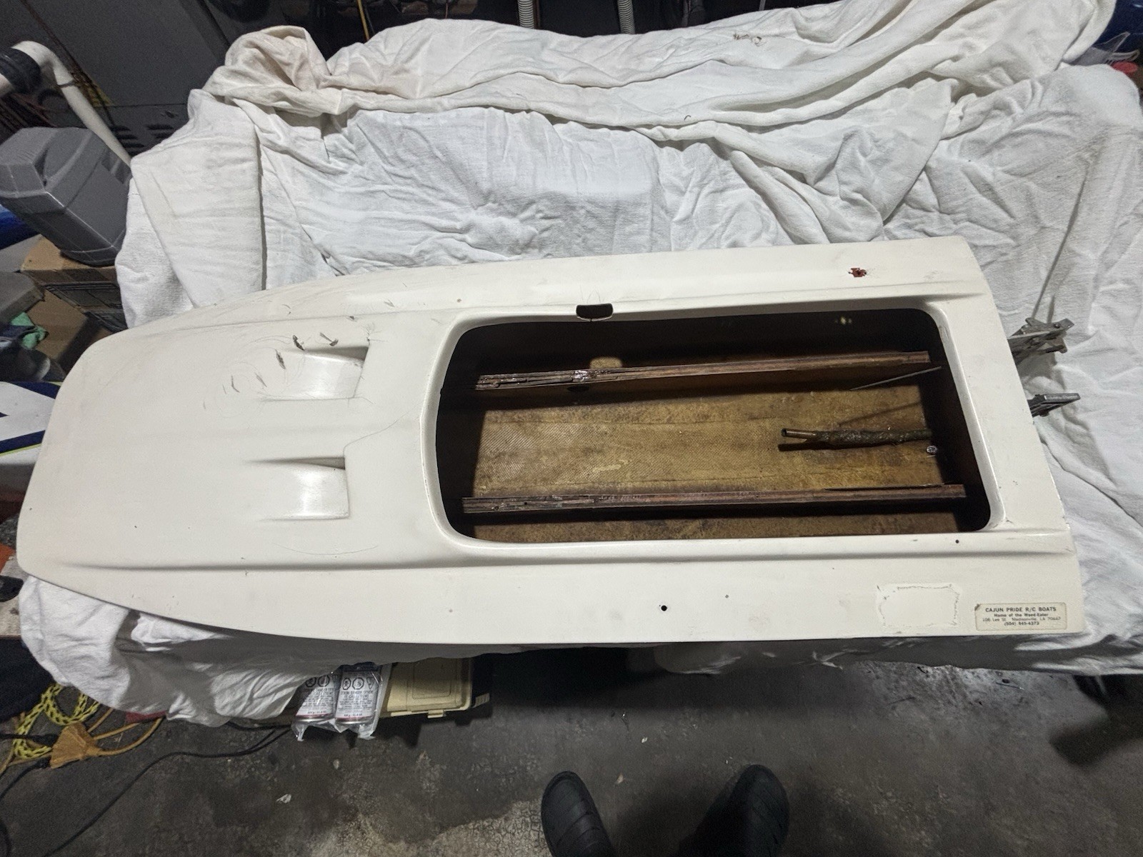 Cajun Pride Vintage Rc Boat Hull 39.5” Cajun Pride Vintage Rc Boat Hull 39.5”