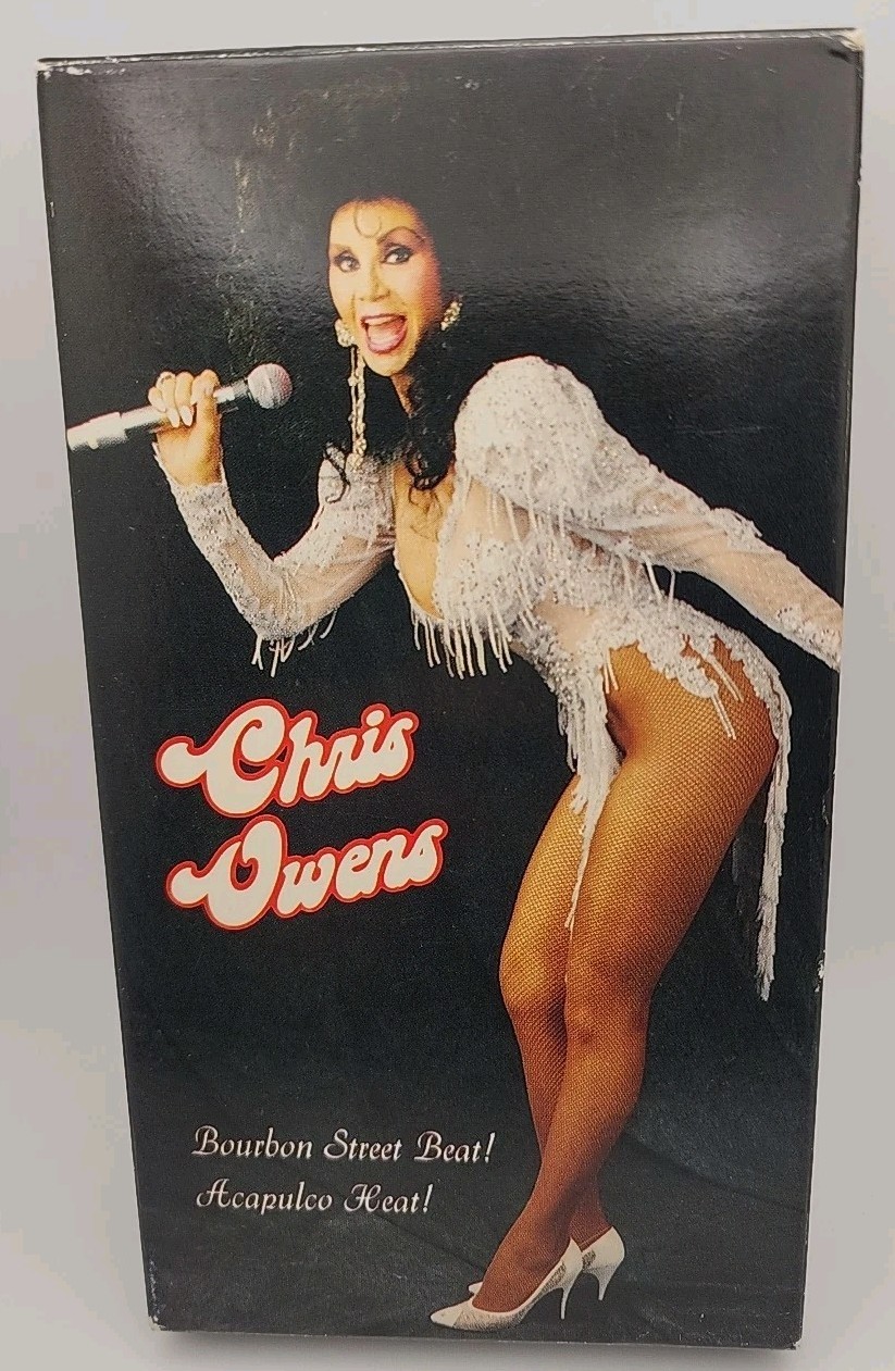 Rare Chris Owens Club Performance Bourbon Street 1996 VHS Signed Rare Chris Owens Club Performance Bourbon Street 1996 VHS Signed