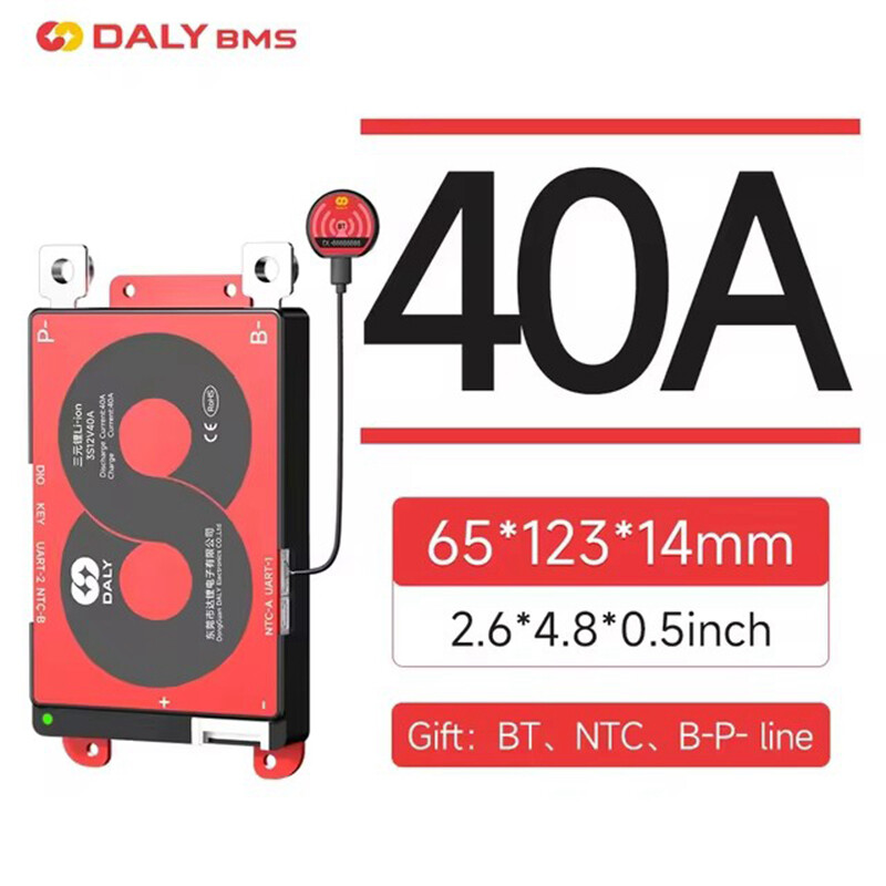 Daly Smart BMS LiFePo4 4S 12V BMS 8S 24S 72V 48V 16S 20S 40A-500A Li-Ion BMS lot