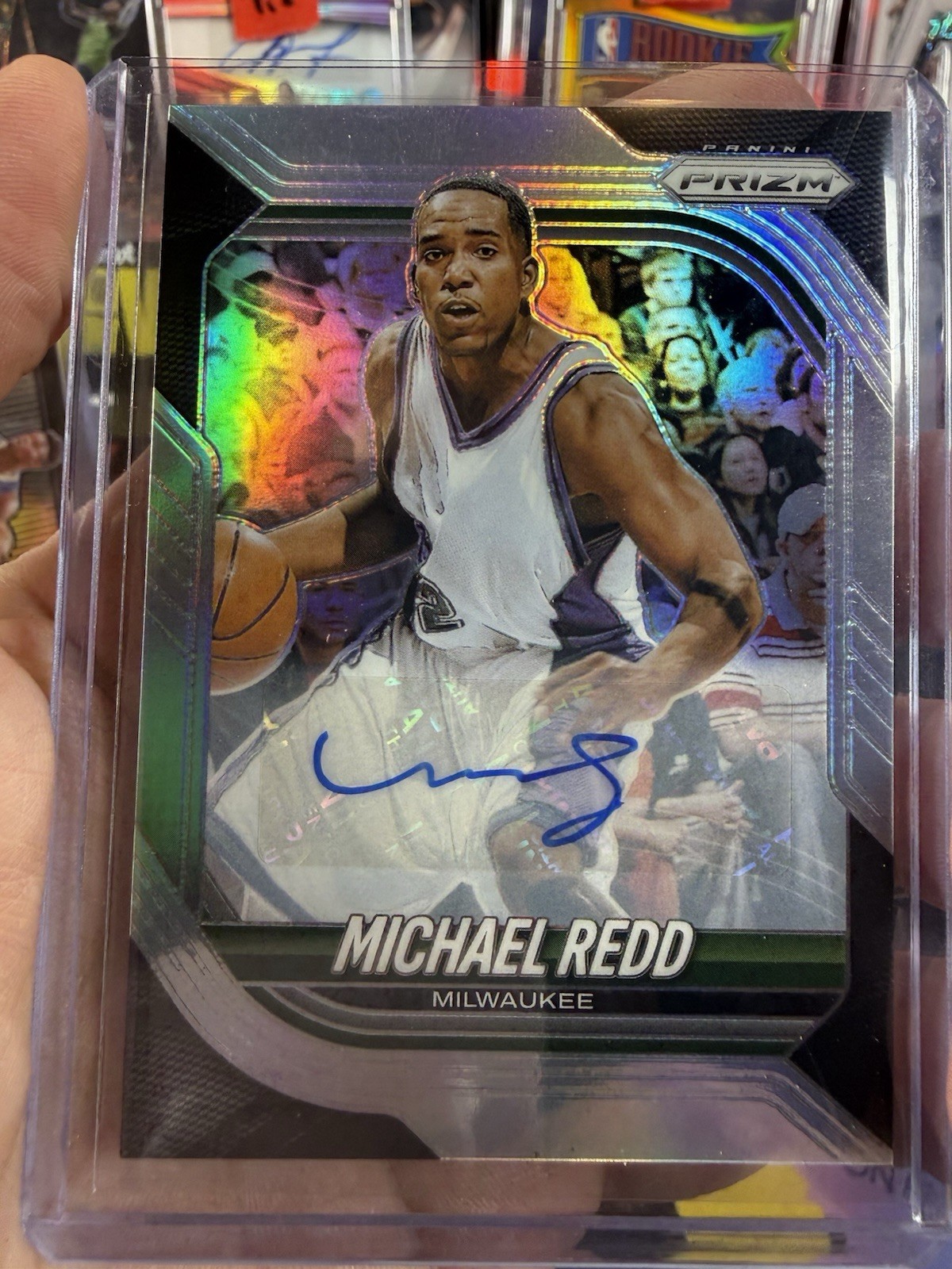 Michael Redd - PRIZM AUTO - 2025-2026 Panini Prizm - #65 - Bucks Refractor Michael Redd - PRIZM AUTO - 2025-2026 Panini Prizm - #65 - Bucks Refractor