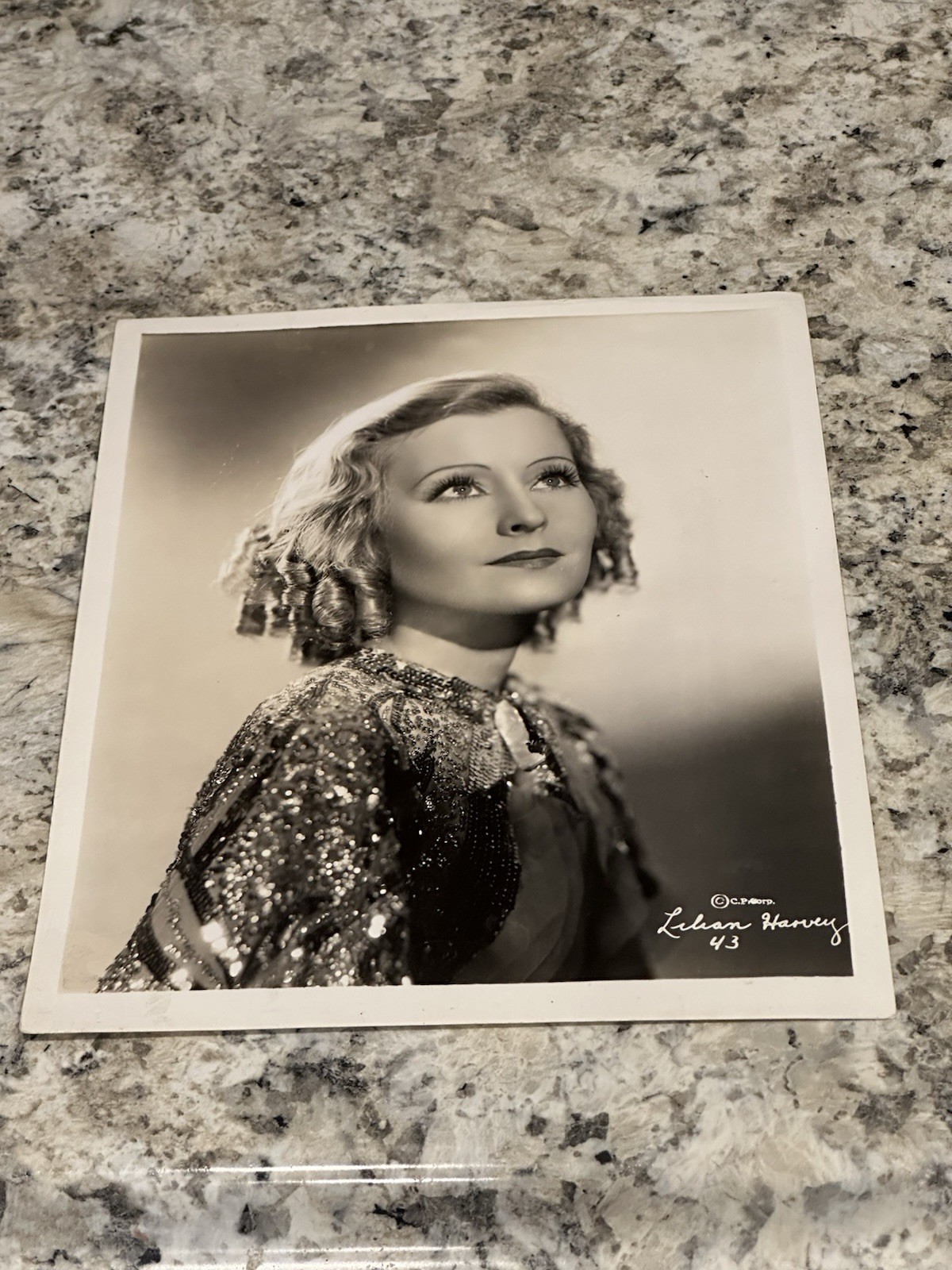 Original 1930s Lilian Harvey Vintage Hollywood Glamour Publicity Photo 8x10