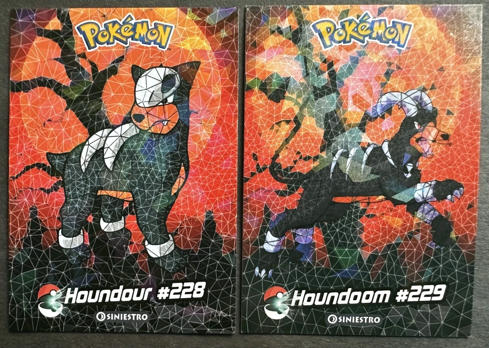 HOUNDOUR X HOUNDOOM LOT - POKEMON JOHTO CRYSTAL CARD COLLECTION CCG HOLO HOUNDOUR X HOUNDOOM LOT - POKEMON JOHTO CRYSTAL CARD COLLECTION CCG HOLO