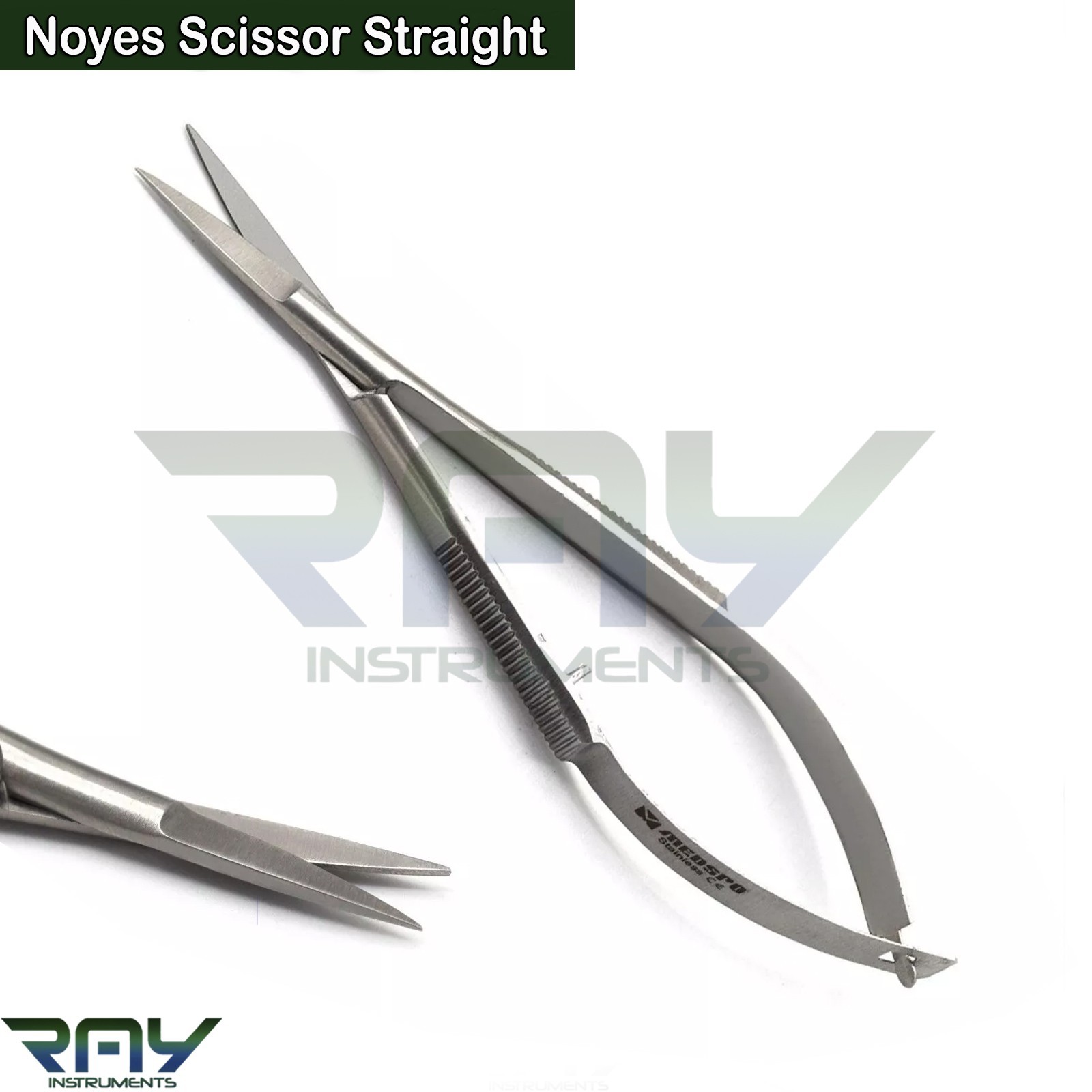 Micro Surgery Noyes Spring Scissors Surgical Suture Castroviejo Needle Holder TC