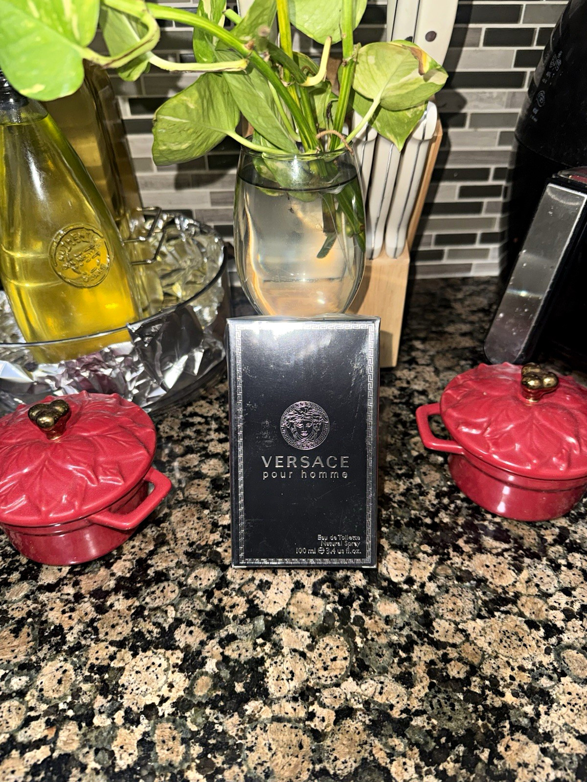 Versace Pour Homme Eau de Toilette Spray, Regular Size 3.4 fl oz Versace Pour Homme Eau de Toilette Spray, Regular Size 3.4 fl oz