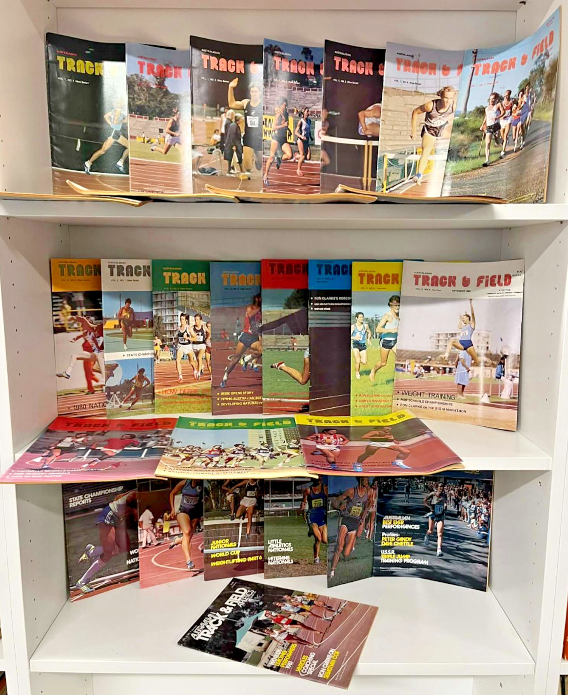 Australian Australasian Track & Field Magazine 1979–81 Mike Agostini Athletics