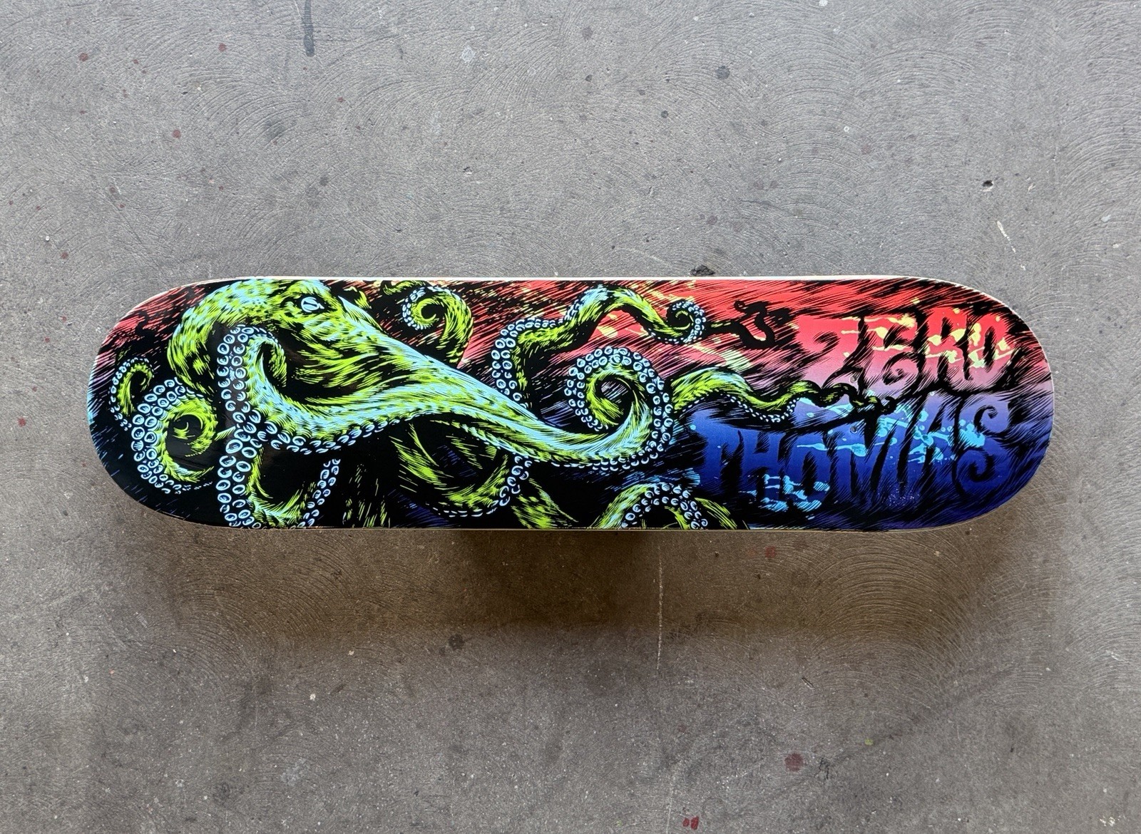 Zero \'Octopus\' Custom Deck Signed By Jamie Thomas