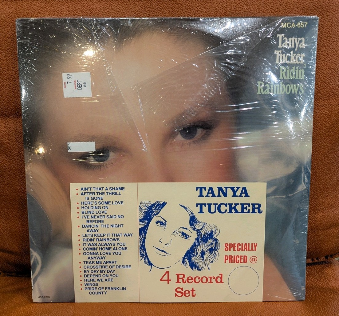 Tanya Tucker Rare 4 Sealed LP Lot Store Display w Card Vintage Vinyl 1976-79 Tanya Tucker Rare 4 Sealed LP Lot Store Display w Card Vintage Vinyl 1976-79