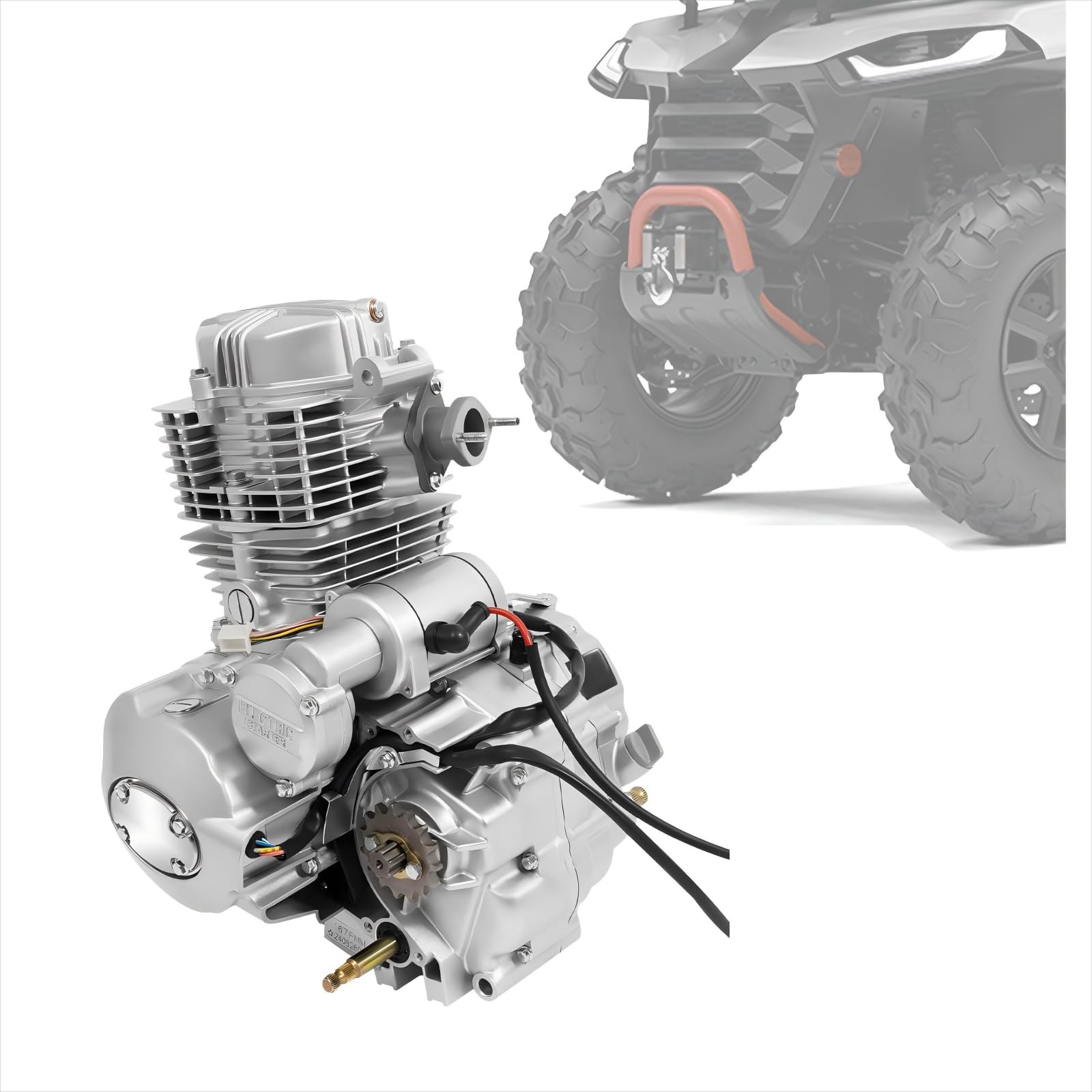 200CC 250cc 4 Stroke ATV Engine 5 Speed Transmission Electric Foot Start CDI