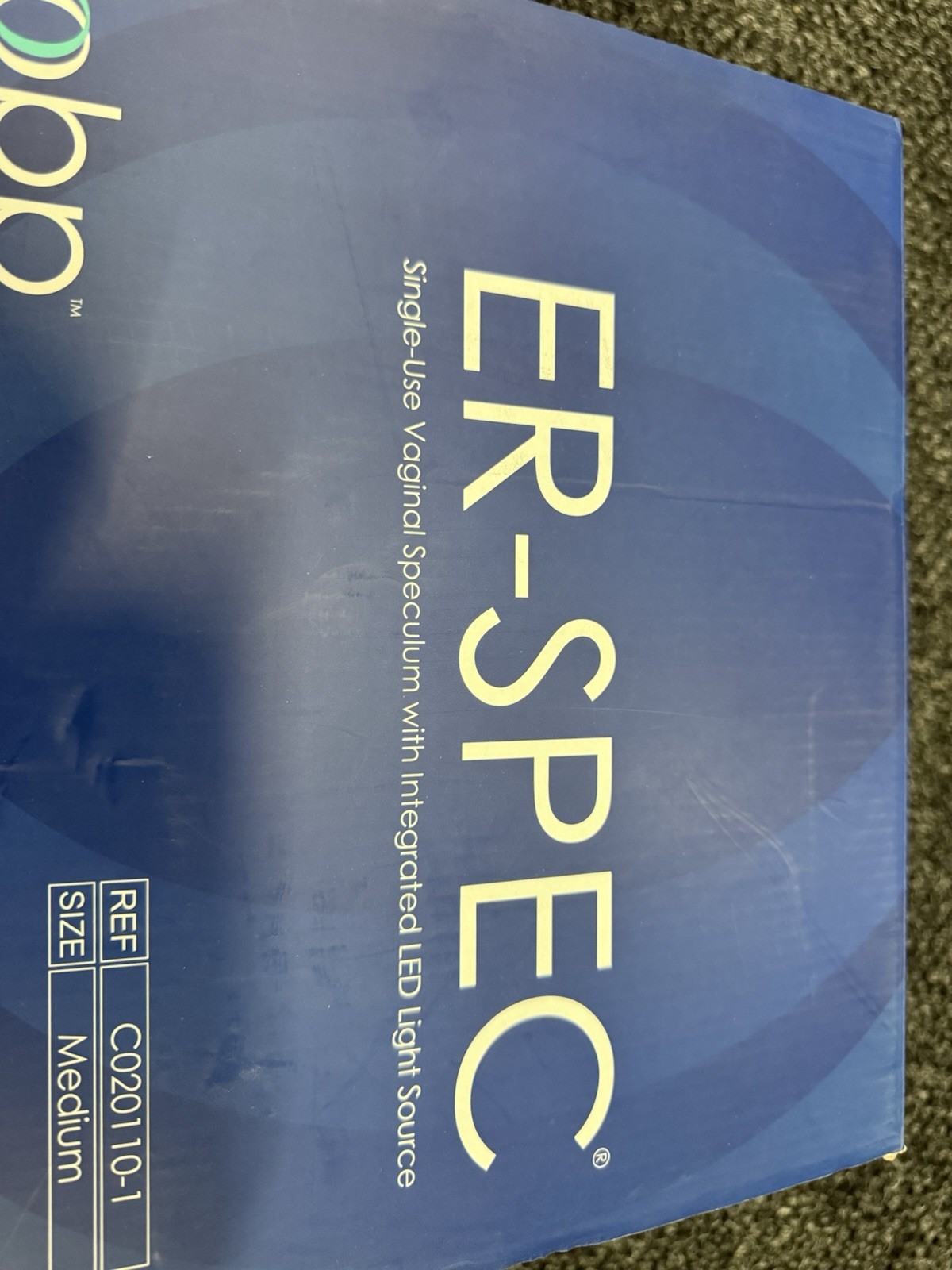 18-Packs OBP ER-SPEC Speculum With Integrated LED Light Source C020100-1 Medium 18-Packs OBP ER-SPEC Speculum With Integrated LED Light Source C020100-1 Medium
