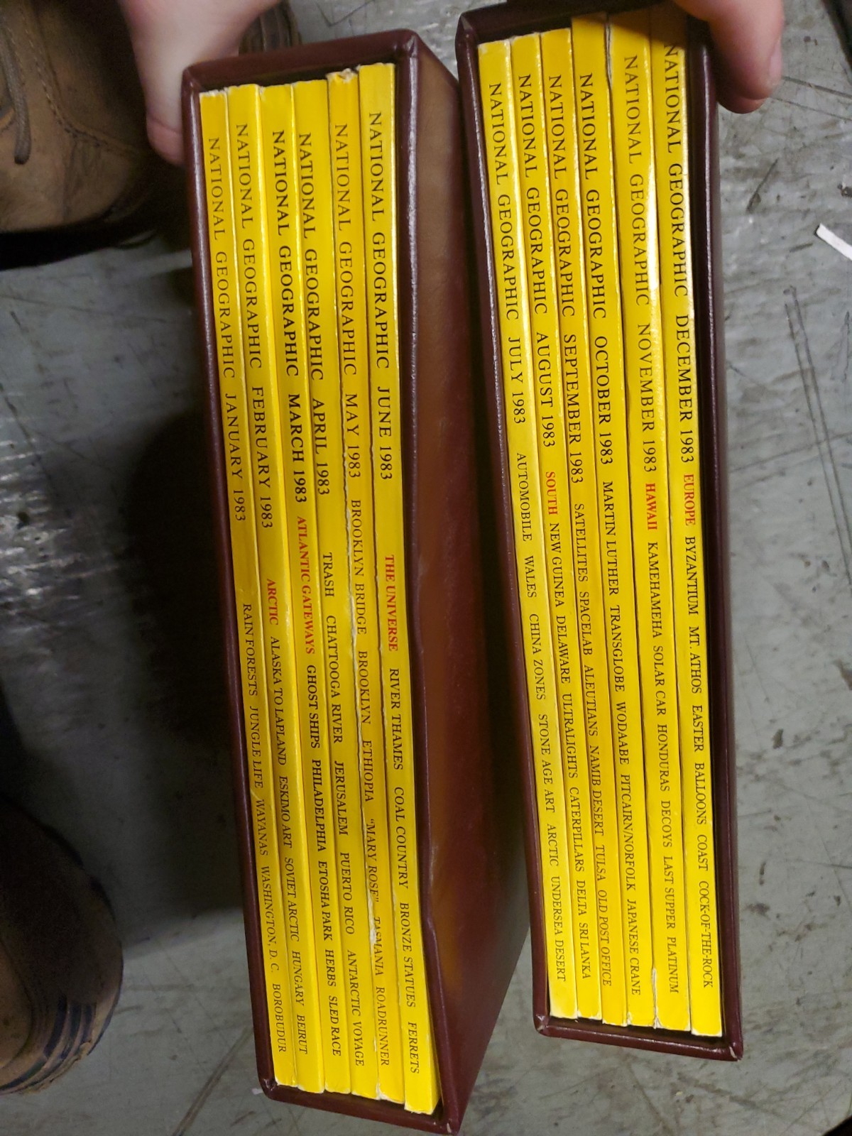National Geographic Magazine 1983 Full Year Set 12 Issues January-December VTG. National Geographic Magazine 1983 Full Year Set 12 Issues January-December VTG.