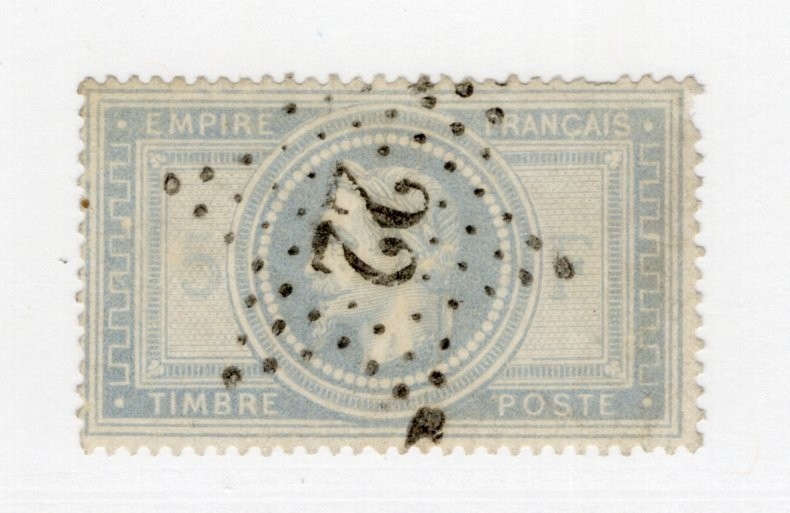 France - Sc# 37  Used (1 pulled perf)      /       Lot 1125260