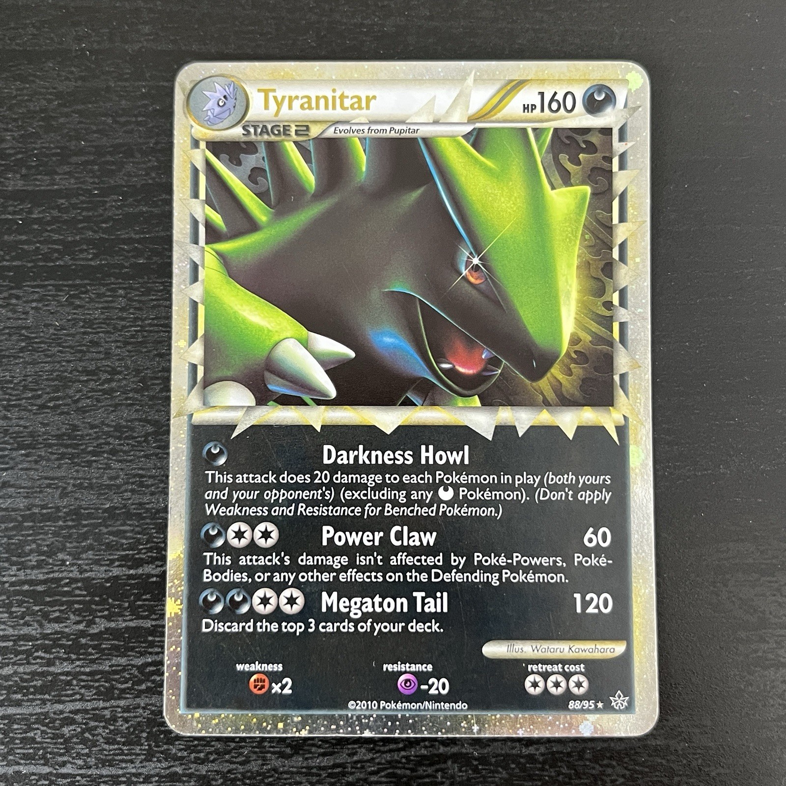 Pokémon TCG Tyranitar Prime 88/95 Unleashed Holo Ultra Rare ENG 160HP LP Pokémon TCG Tyranitar Prime 88/95 Unleashed Holo Ultra Rare ENG 160HP LP