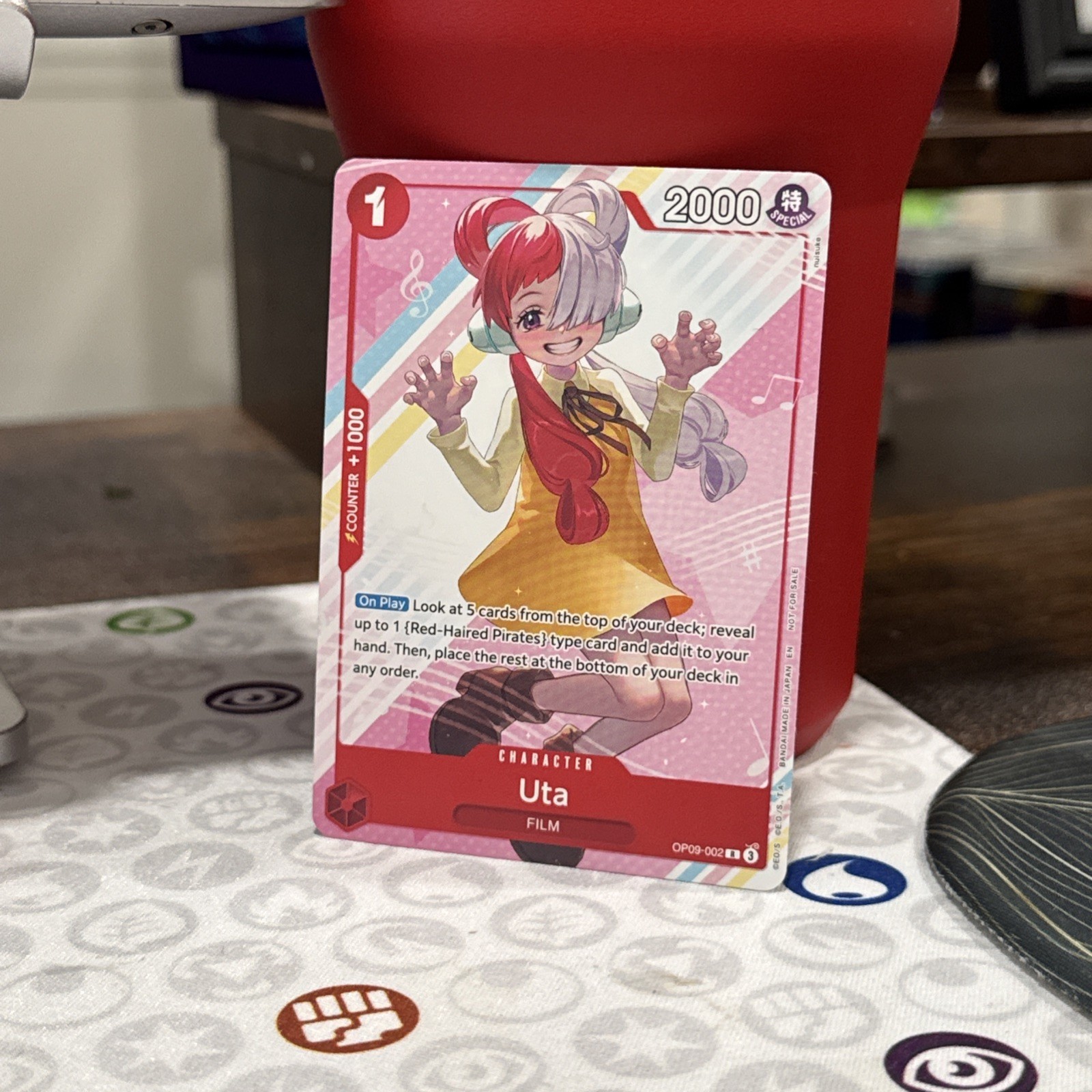 Uta OP09-002 Rare (Welcome Pack Vol. 2) One Piece Promotion Cards English TCG Uta OP09-002 Rare (Welcome Pack Vol. 2) One Piece Promotion Cards English TCG
