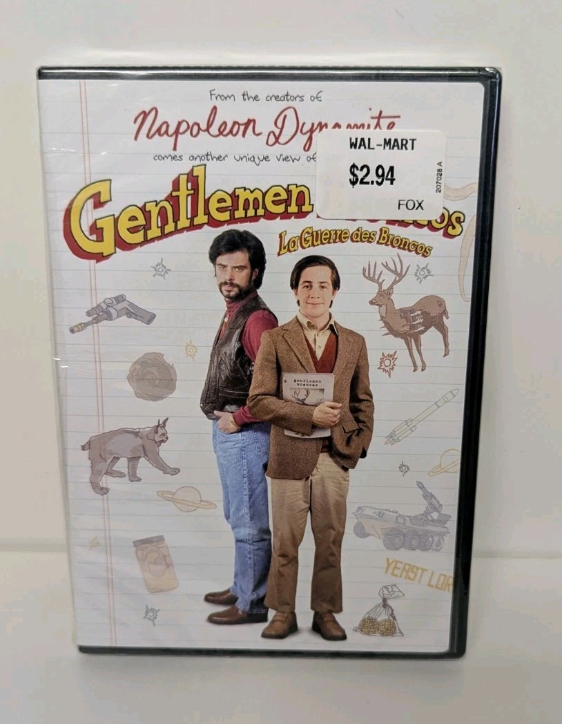 Gentlemen Broncos NEW SEALED (DVD, 2010) RARE OOP Gentlemen Broncos NEW SEALED (DVD, 2010) RARE OOP