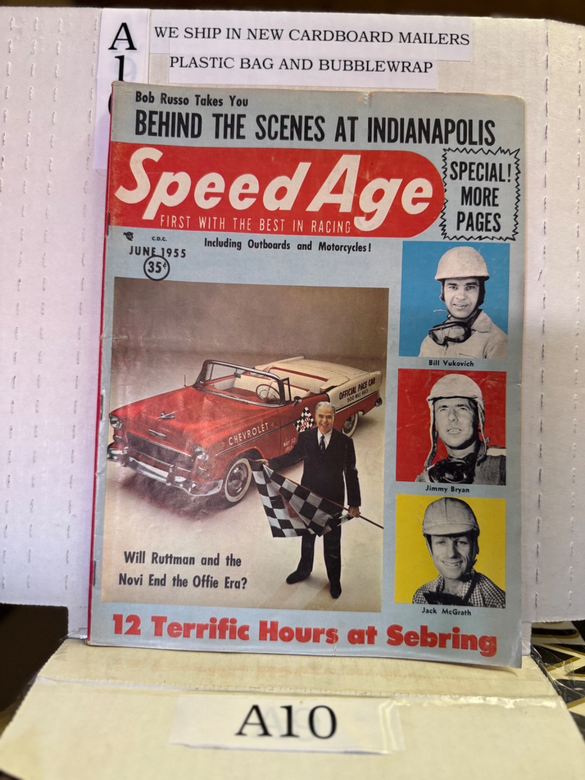 Vintage Speed Age Magazine June 1955