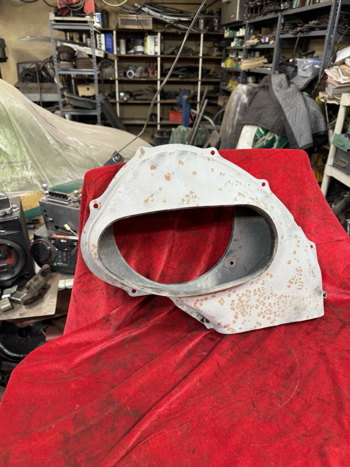 1966-1973 Volkswagen VW Type 3 Original Outer Fan Shroud Housing 1968 1969 1970