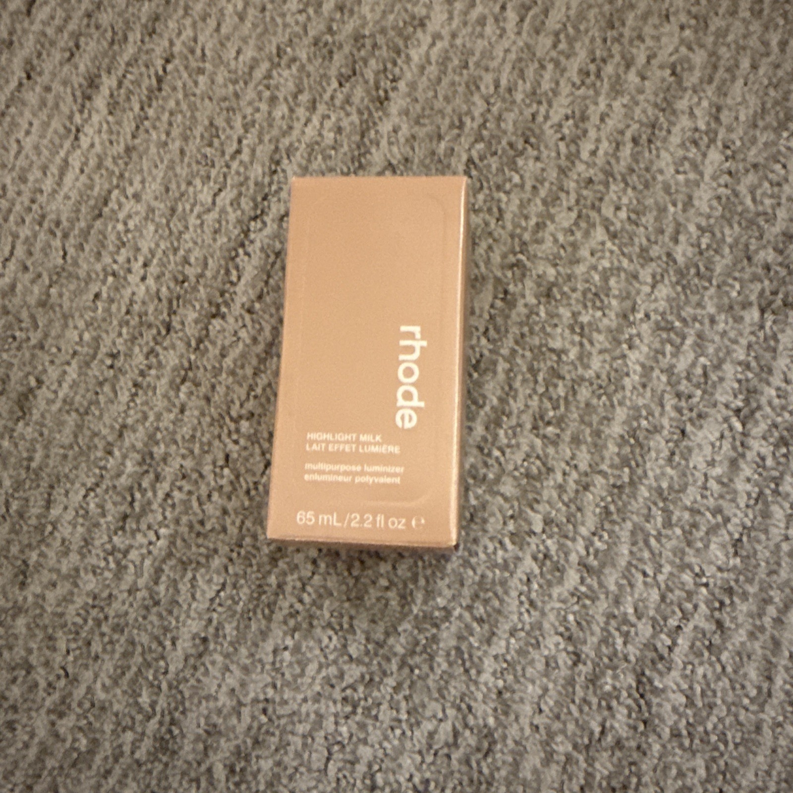 rhode Highlight Milk Shade 02 Pearly Champagne 65mL 2.2oz NEW IN BOX Sold Out rhode Highlight Milk Shade 02 Pearly Champagne 65mL 2.2oz NEW IN BOX Sold Out