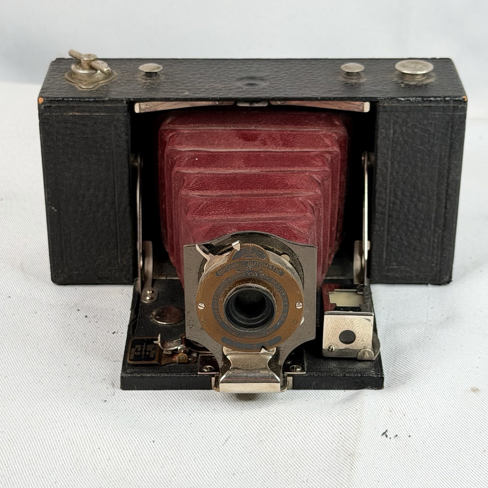 Vintage Eastman Kodak No 2 Folding Pocket Brownie Model B Camera Tested Works