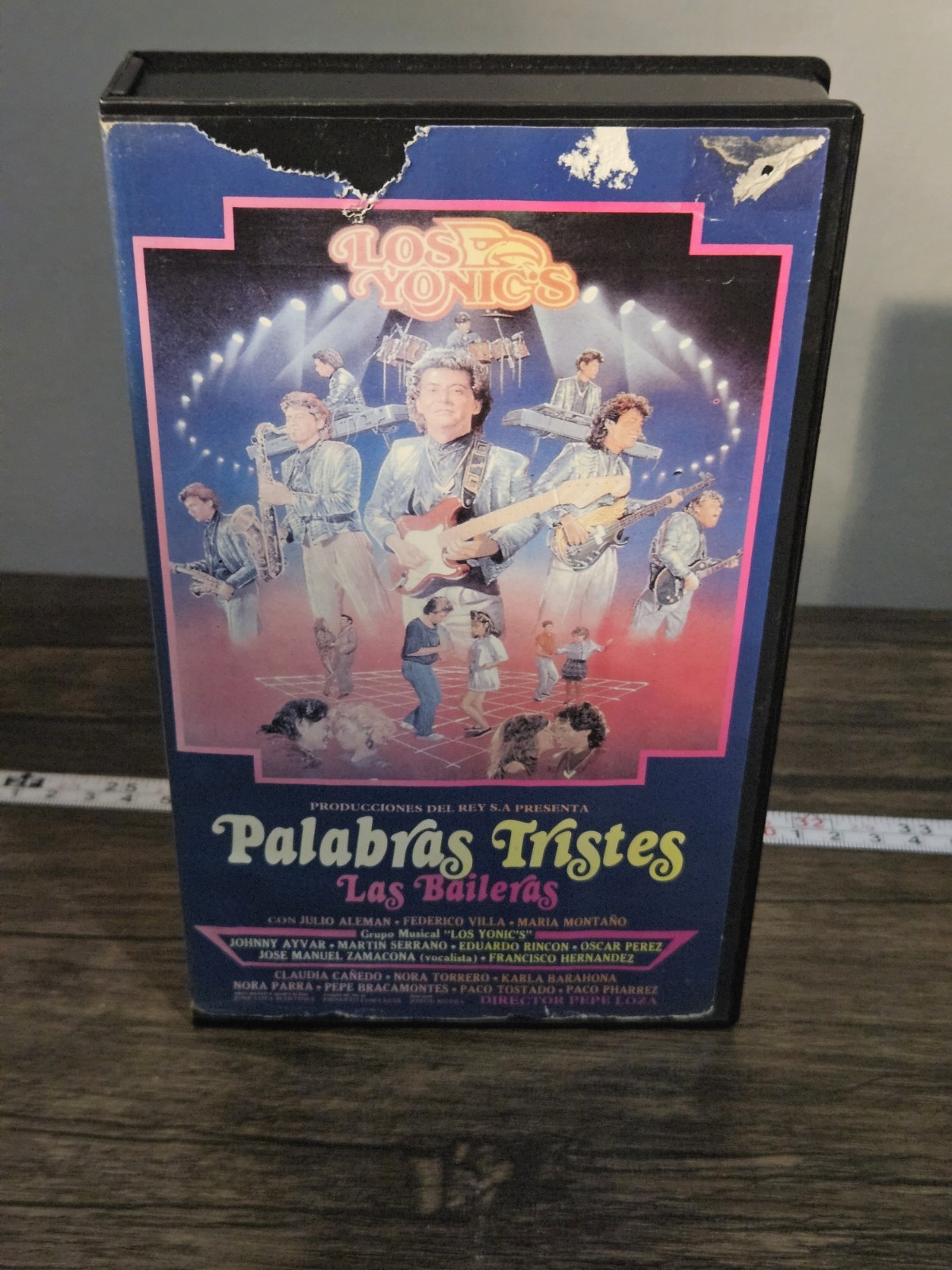 Los Yonics Palabras Tristes Las Baileras VHS Spanish Mexico Import Videocine HTF