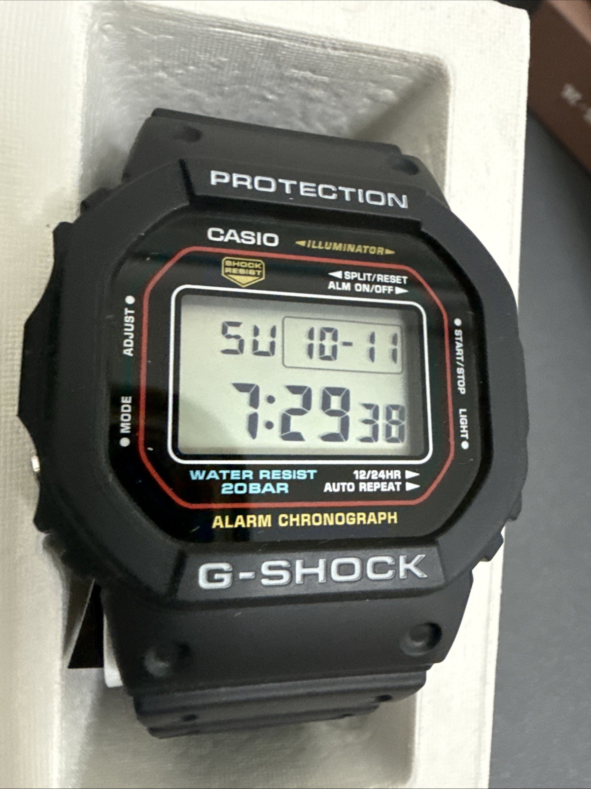 Casio G-Shock Iconic Styles DW-5600RL Original Color Digital Watch Black New