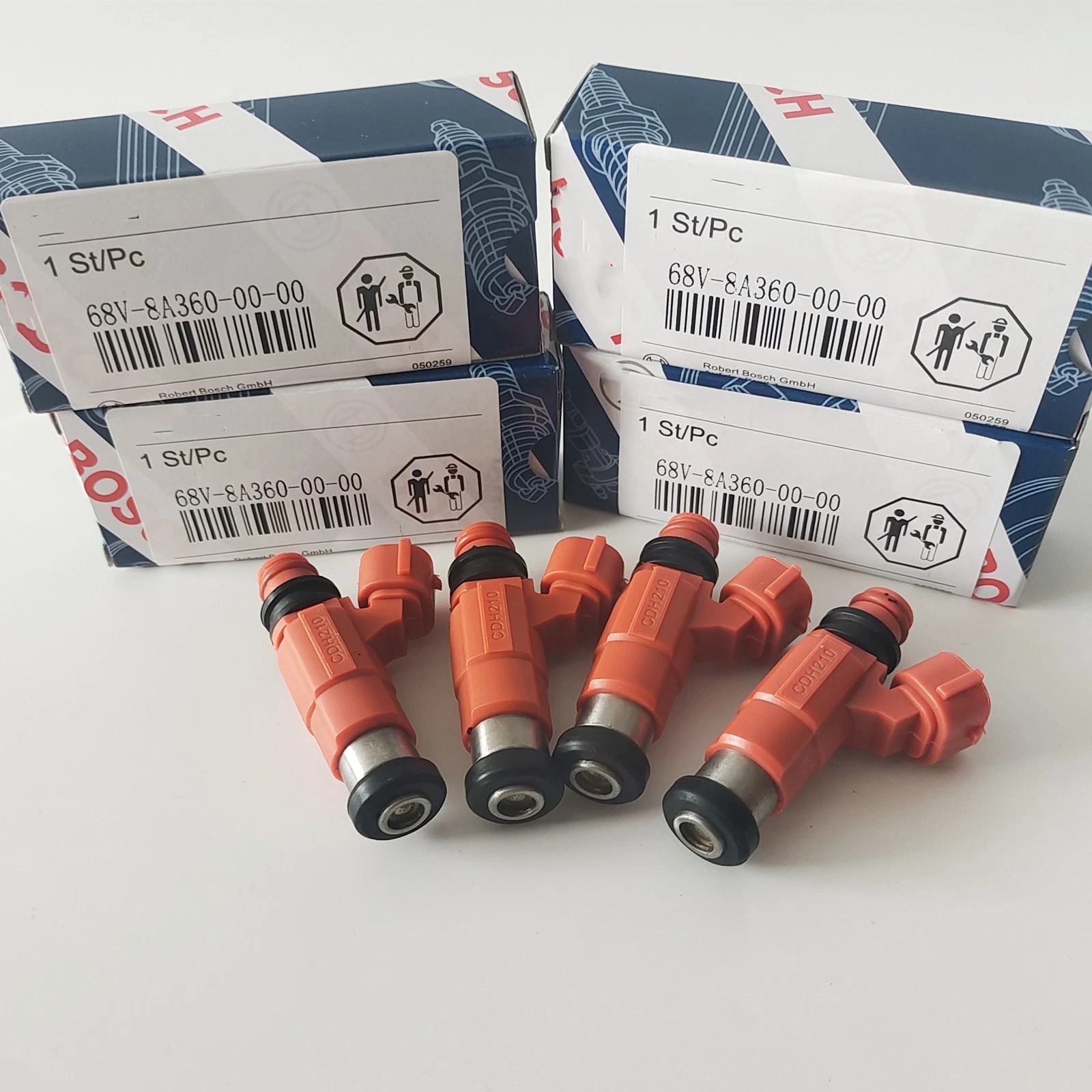 4PCS New Fuel Injectors Fits For Marine Yamaha Outboard 115HP 68V-8A360-00-00