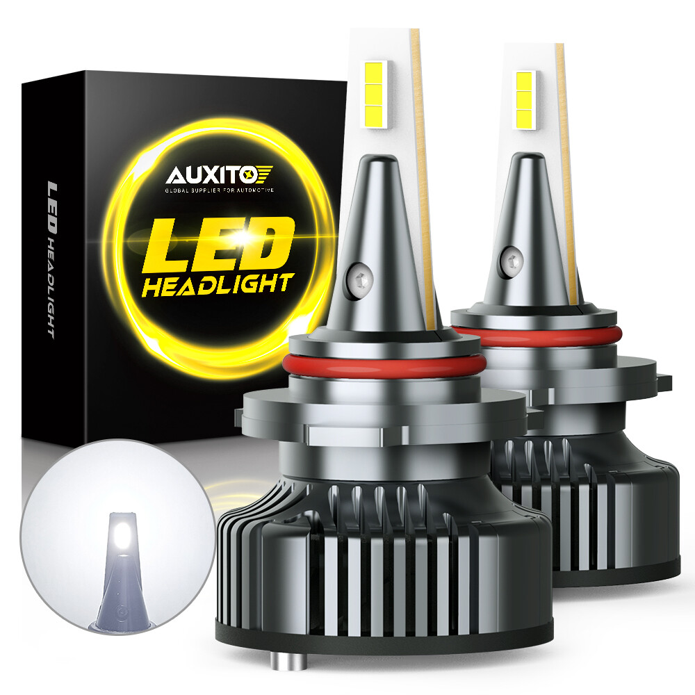 2x AUXITO 9005 LED Headlight Bulbs Conversion Kit High Beam White Super Bright
