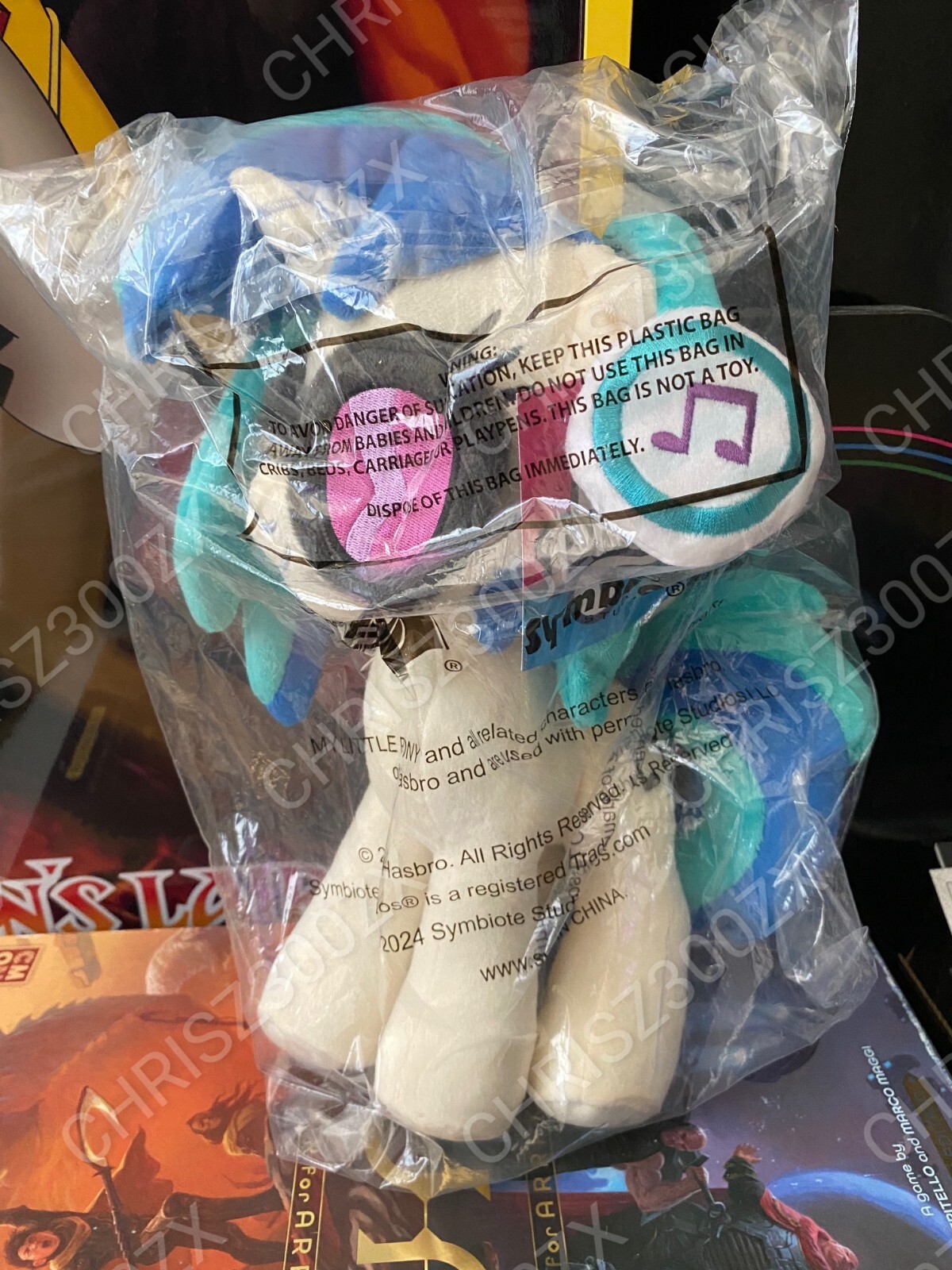 Hasbro My Little Pony DJ Pon-3 Vinyl Scratch Plush Plushie Figure 2026 Official