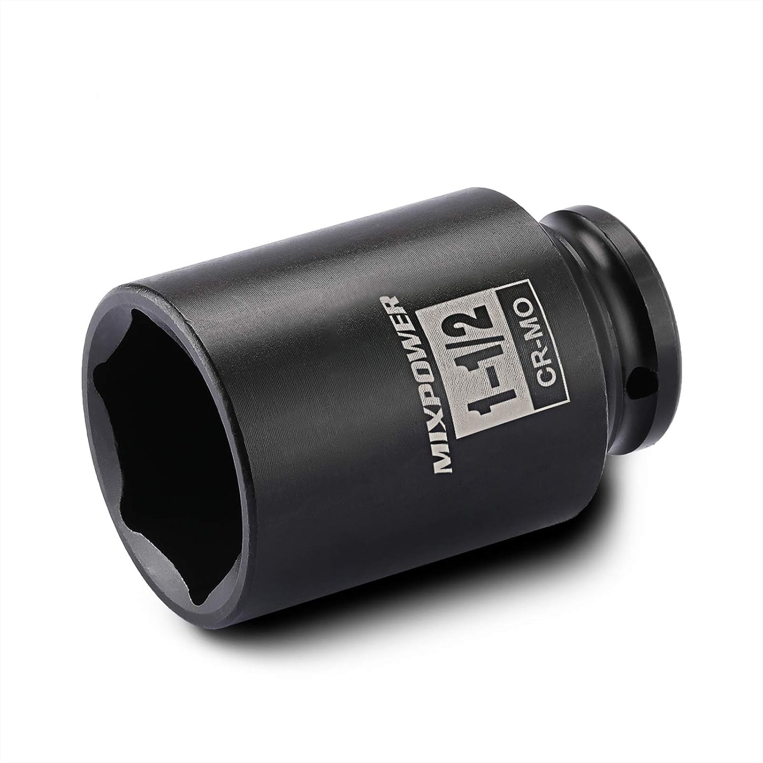 MIXPOWER 1/2 Inch Drive Deep Impact Socket 1-1/2 SAE, 1-1/2", Black MIXPOWER 1/2 Inch Drive Deep Impact Socket 1-1/2 SAE, 1-1/2", Black