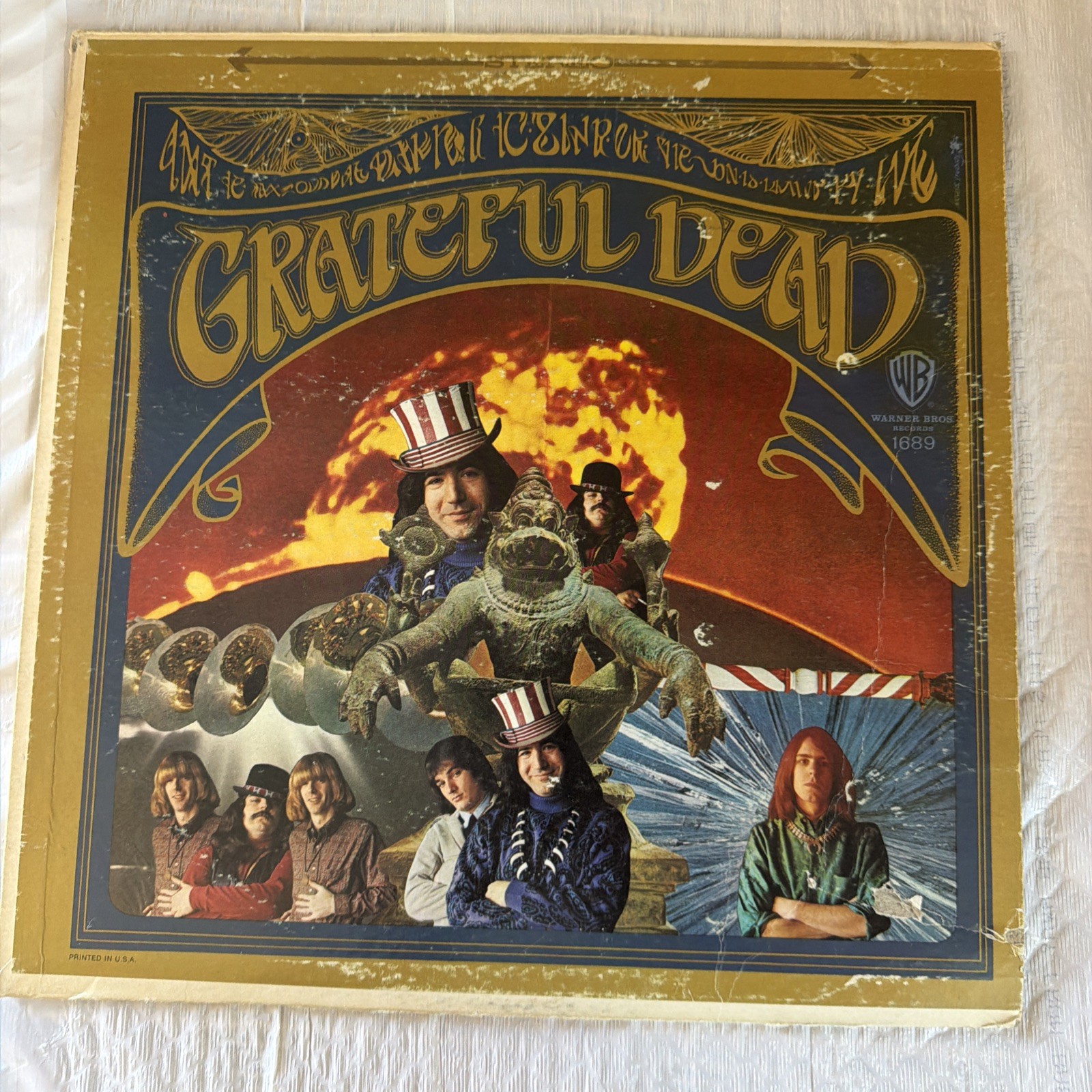 GRATEFUL DEAD - S/T Debut LP - Warner Bros. W 1689 - MONO