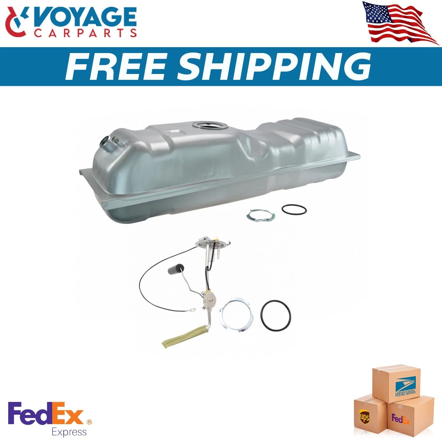 New Rear Fuel Gas Tank with Sending Unit Left Side Kit For 82-86 Chevrolet GMC