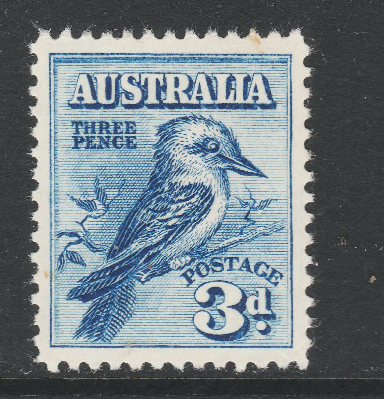 1928 3d BLUE KOOKABURRA \