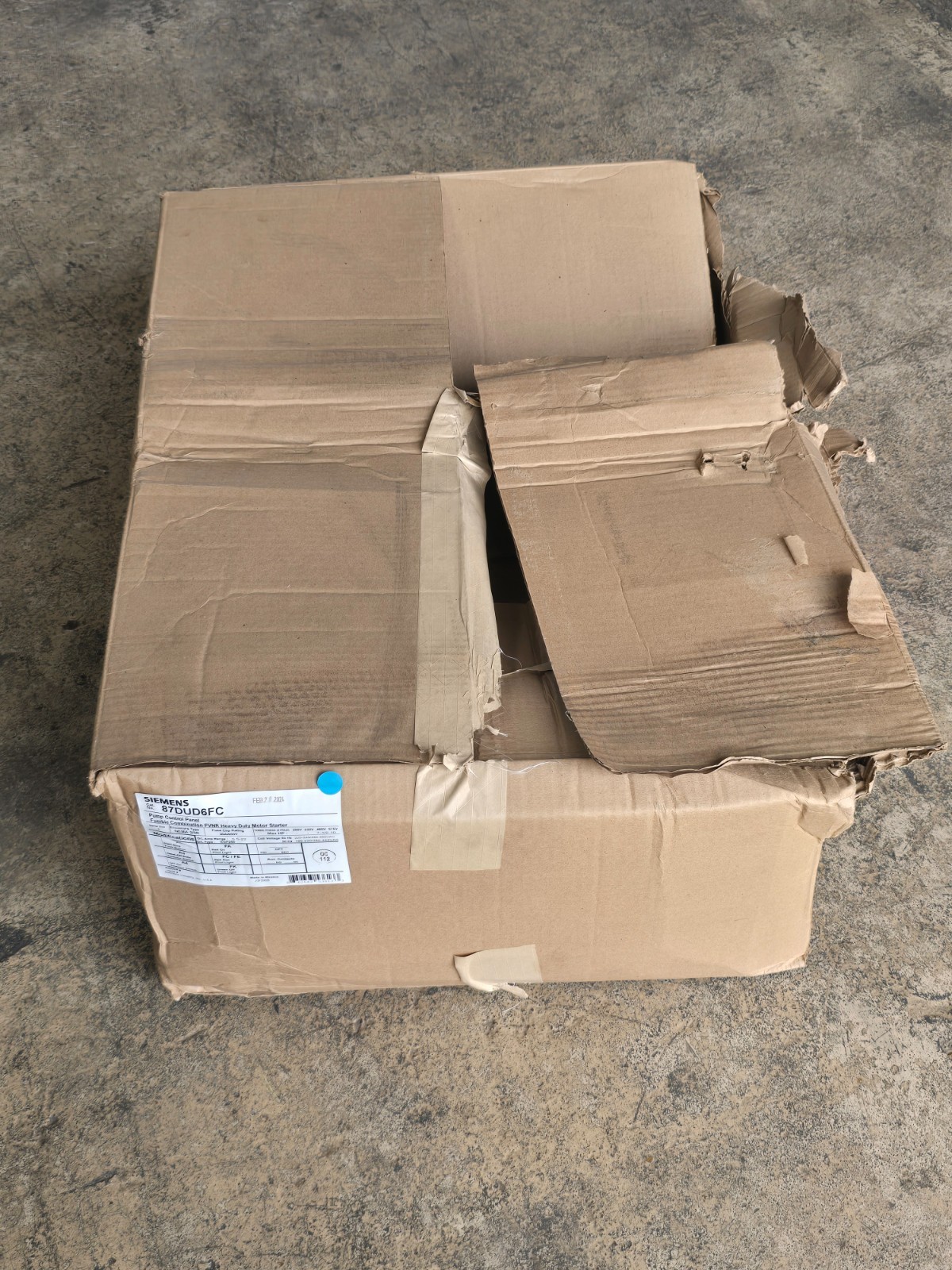 Siemens FUSIBLE Pump Panel 87DUD6FC SIZE-1 5.5-22A 220/480V-COIL NEW IN BOX M/O