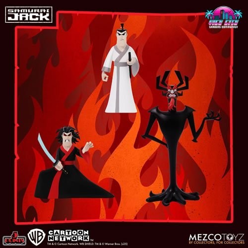 Mezco 5 Points Samurai Jack Deluxe Set 3.75