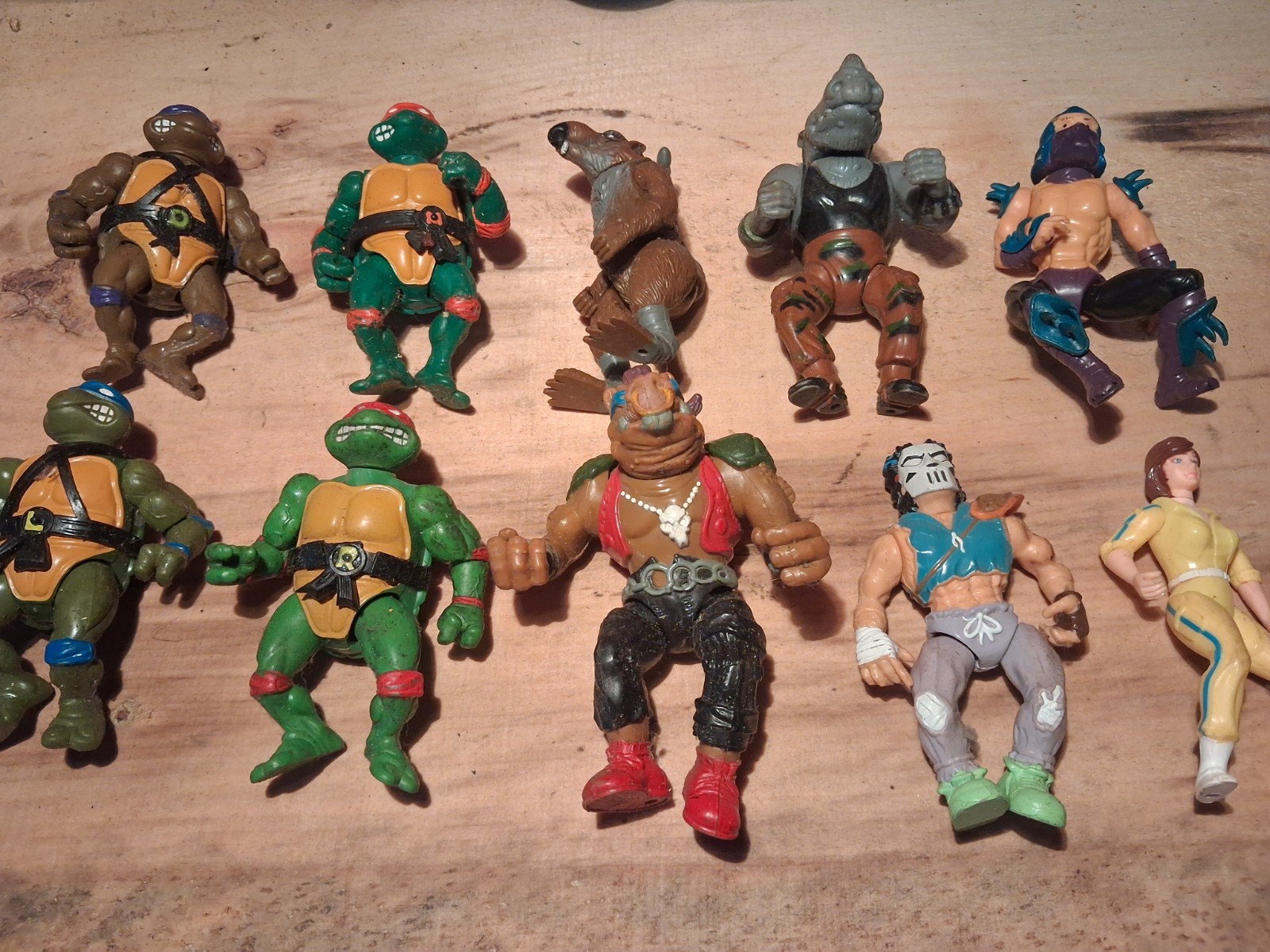 vintage 1980's ninja turtles lot with accessories attic find uncleaned as found vintage 1980's ninja turtles lot with accessories attic find uncleaned as found