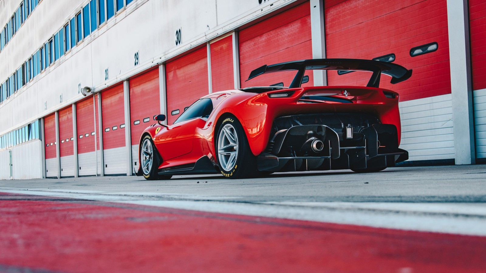 car Ferrari P80C red Exotic Supercar 11x17 Poster car Ferrari P80C red Exotic Supercar 11x17 Poster