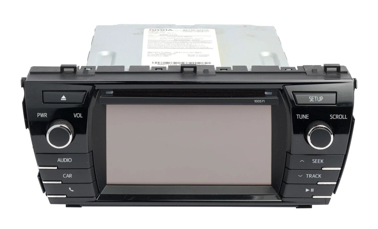2015-2016 Toyota Corolla AM FM 6.1\